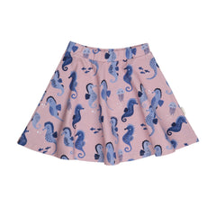 Blue Seahorses Skirt