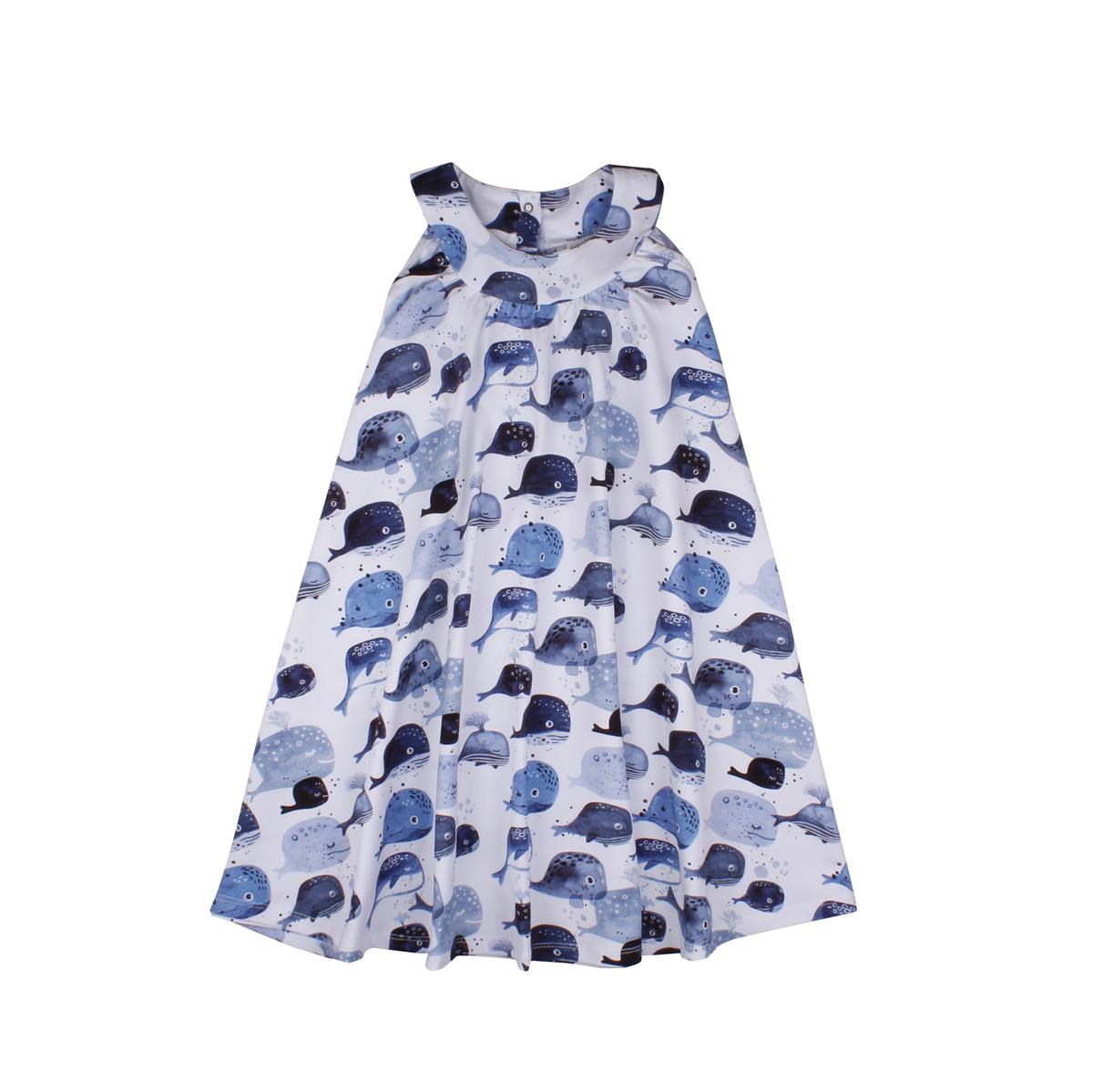 Kurzarm Kleid aus Baumwolle (Bio)