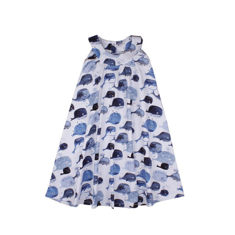Kurzarm Kleid aus Baumwolle (Bio)