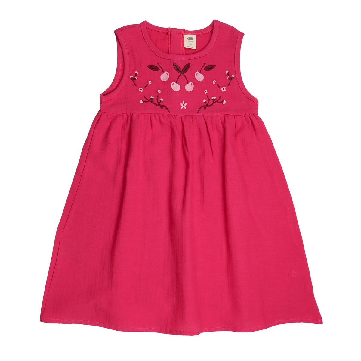 Carmine-Sleeveless Dress