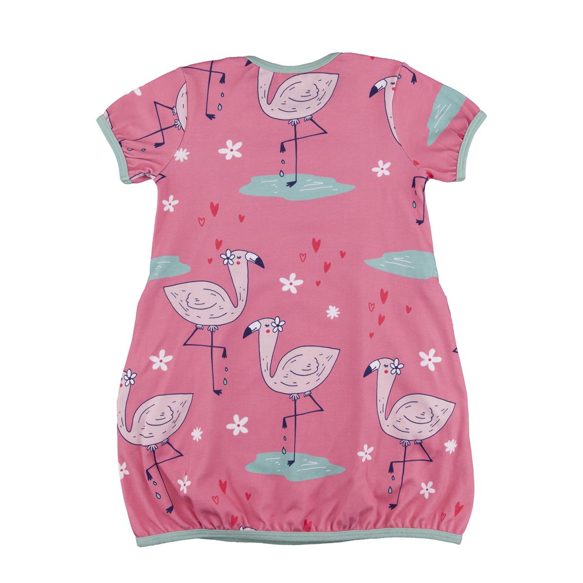 Robe à manches courtes en coton (biologique)