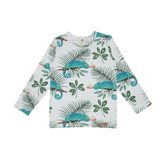 Camisa de manga comprida confeccionada em algodão (orgânico)