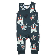 Sleeveless romper made of cotton (organic)