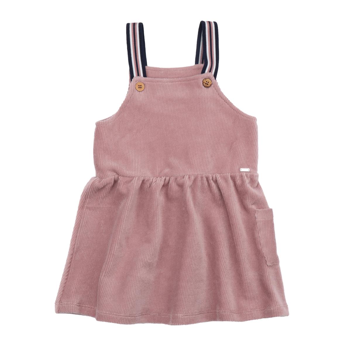 Corduroy Pink - Pinafore Dress