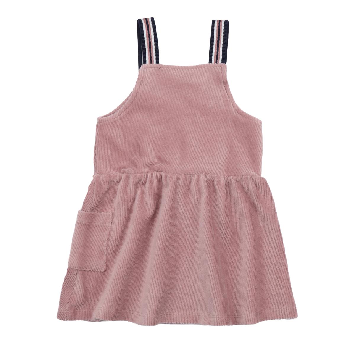 Corduroy Pink - Pinafore Dress