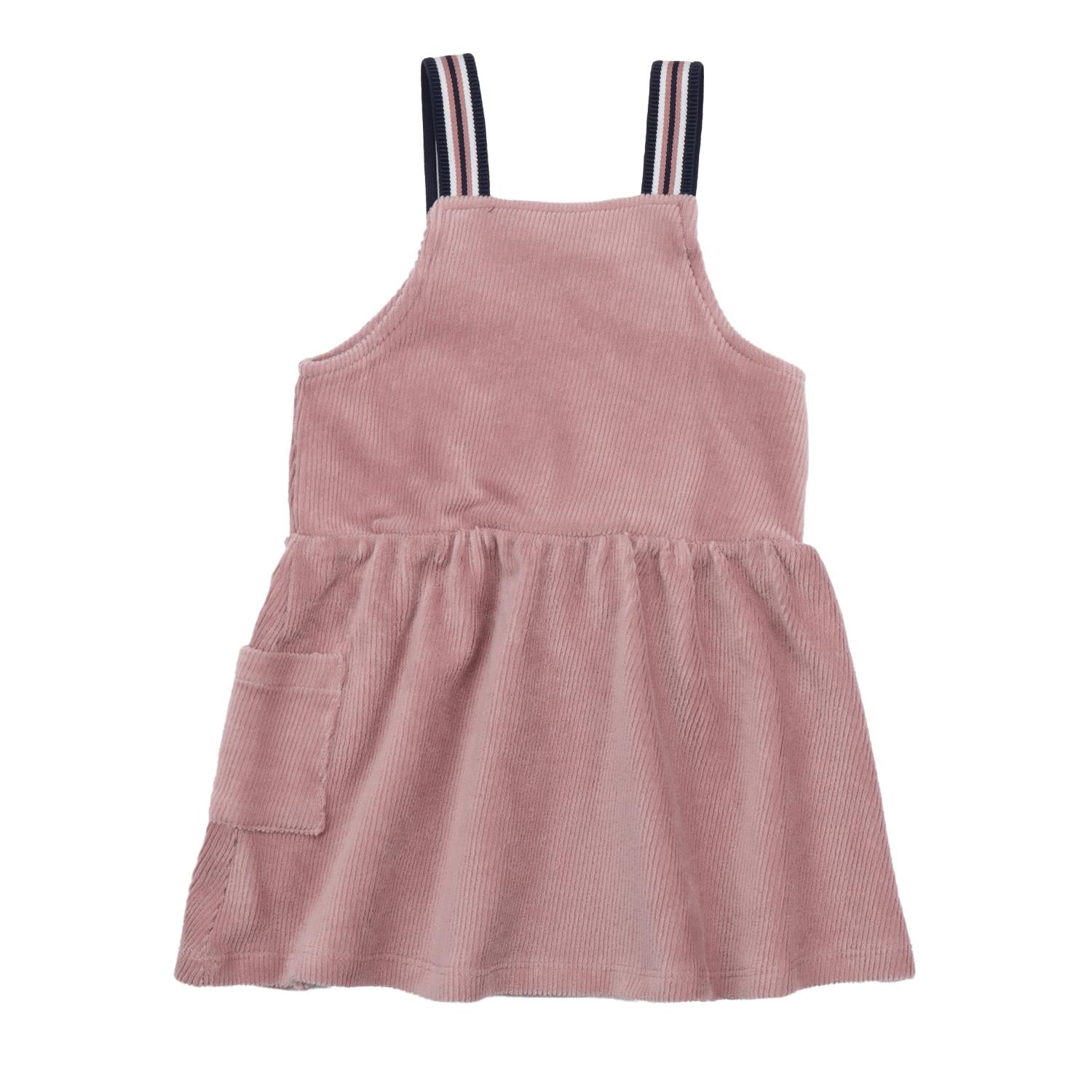 Corduroy Pink - Pinafore Dress