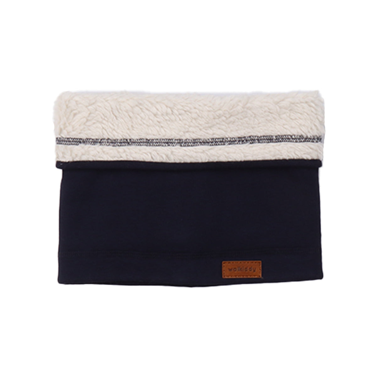 Fleece scarf made of cotton (organic)