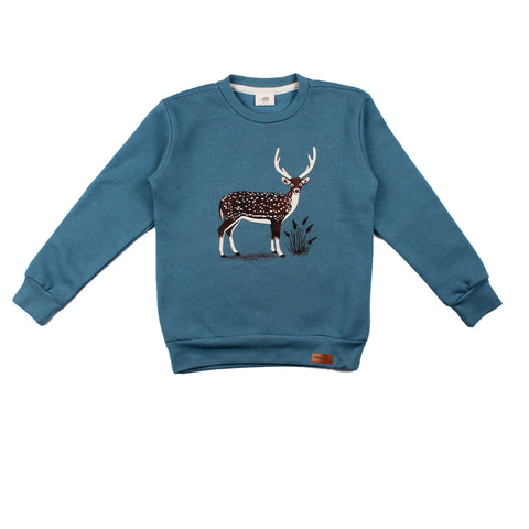 Pullover-Sweatshirt aus Baumwolle (Bio)