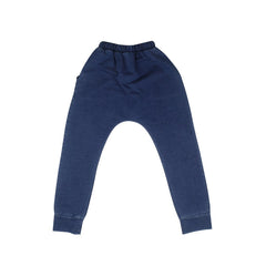 Calça jogging confeccionada em jeans (algodão orgânico)