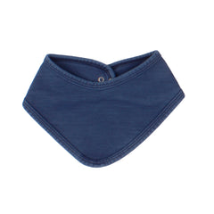 Cachecol triangular confeccionado em jeans (algodão orgânico)