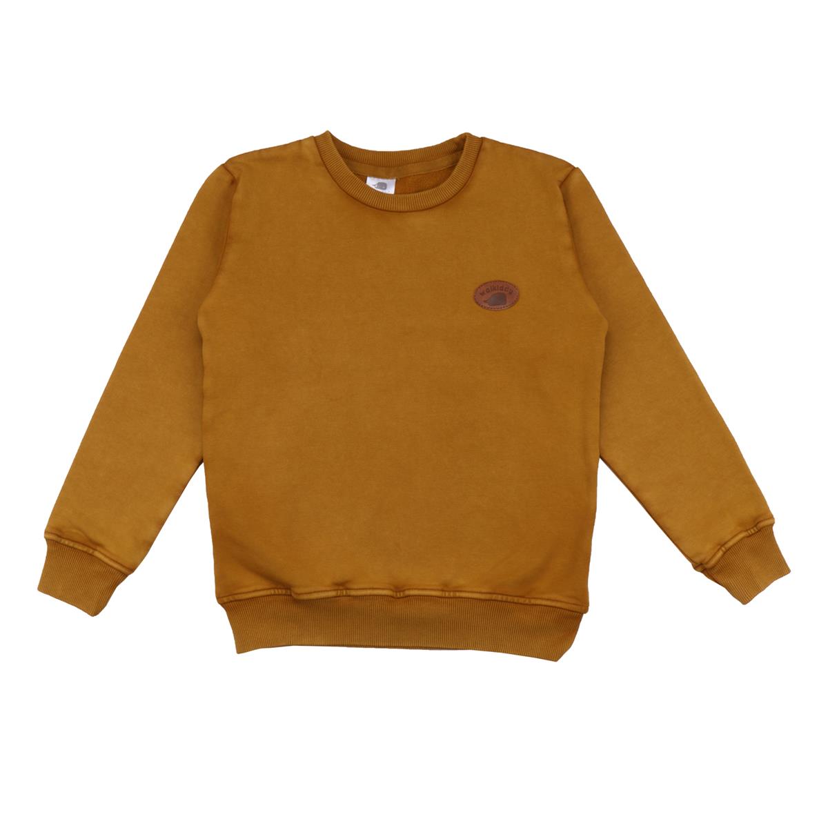 Felpa pullover in jeans (cotone biologico)