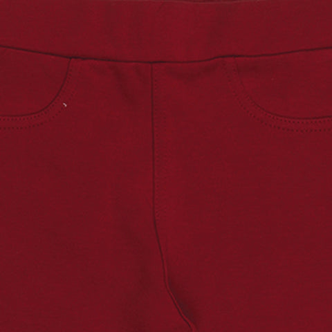 Burgundy-Sweat Leggings 98