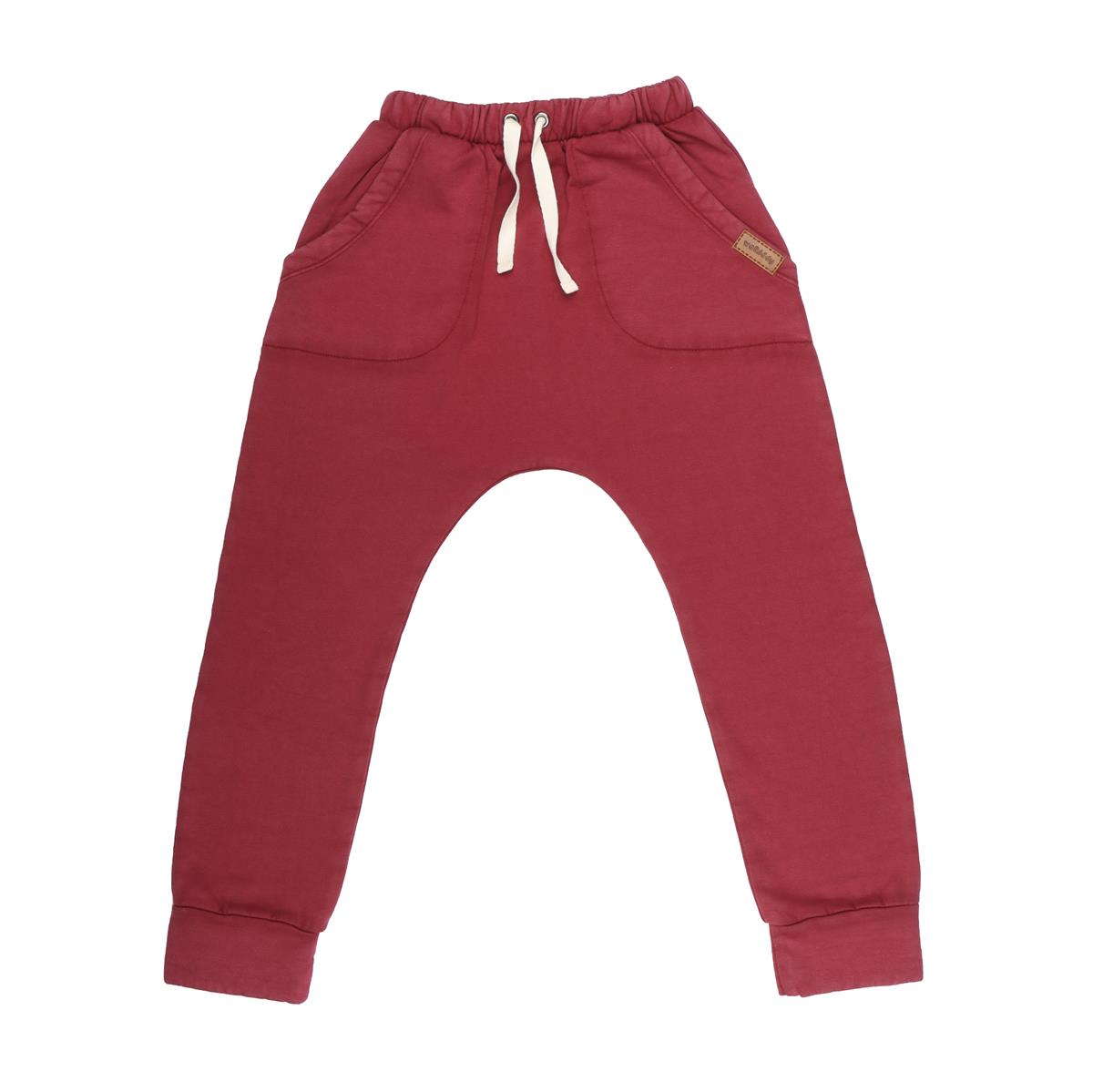 Calça jogging confeccionada em jeans (algodão orgânico)