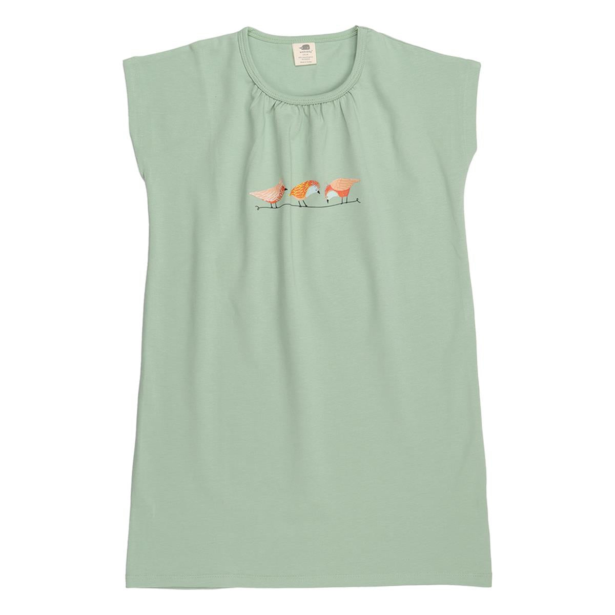 Pinky Birds - coton (biologique)