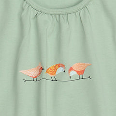 Pinky Birds - coton (biologique)