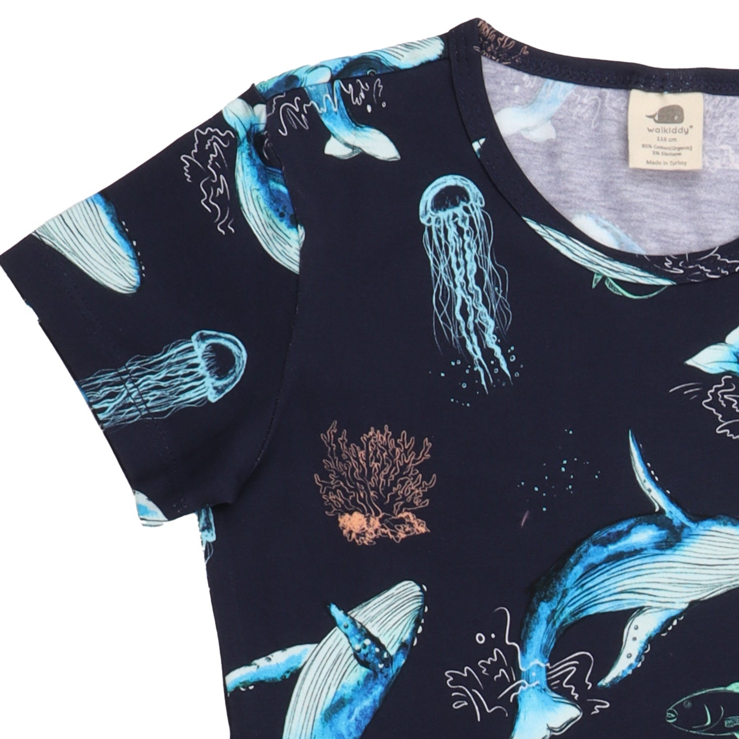 The Dancing Whales Flared Dress