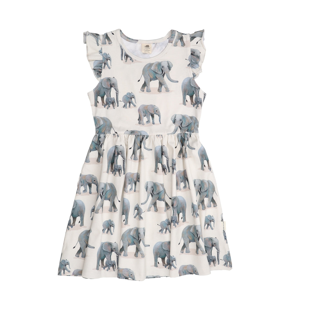 Elephants-Ruffle Dress