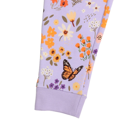 Flowers and Butterflies-Jogger