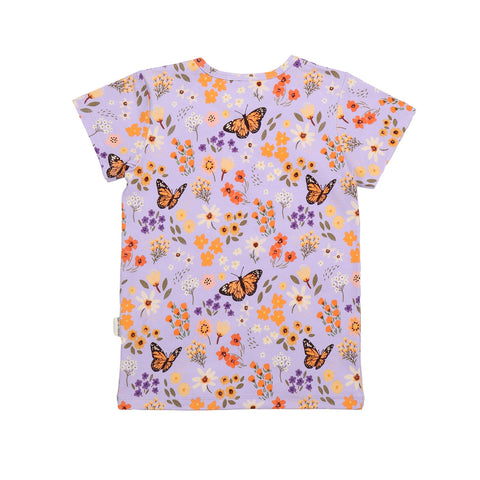 Flowers and Butterflies-T-Shirt