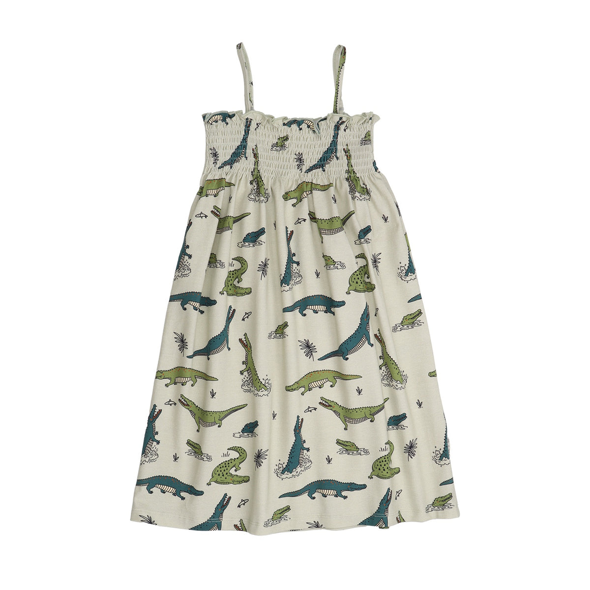 Funny Crocodiles-Strap Dress