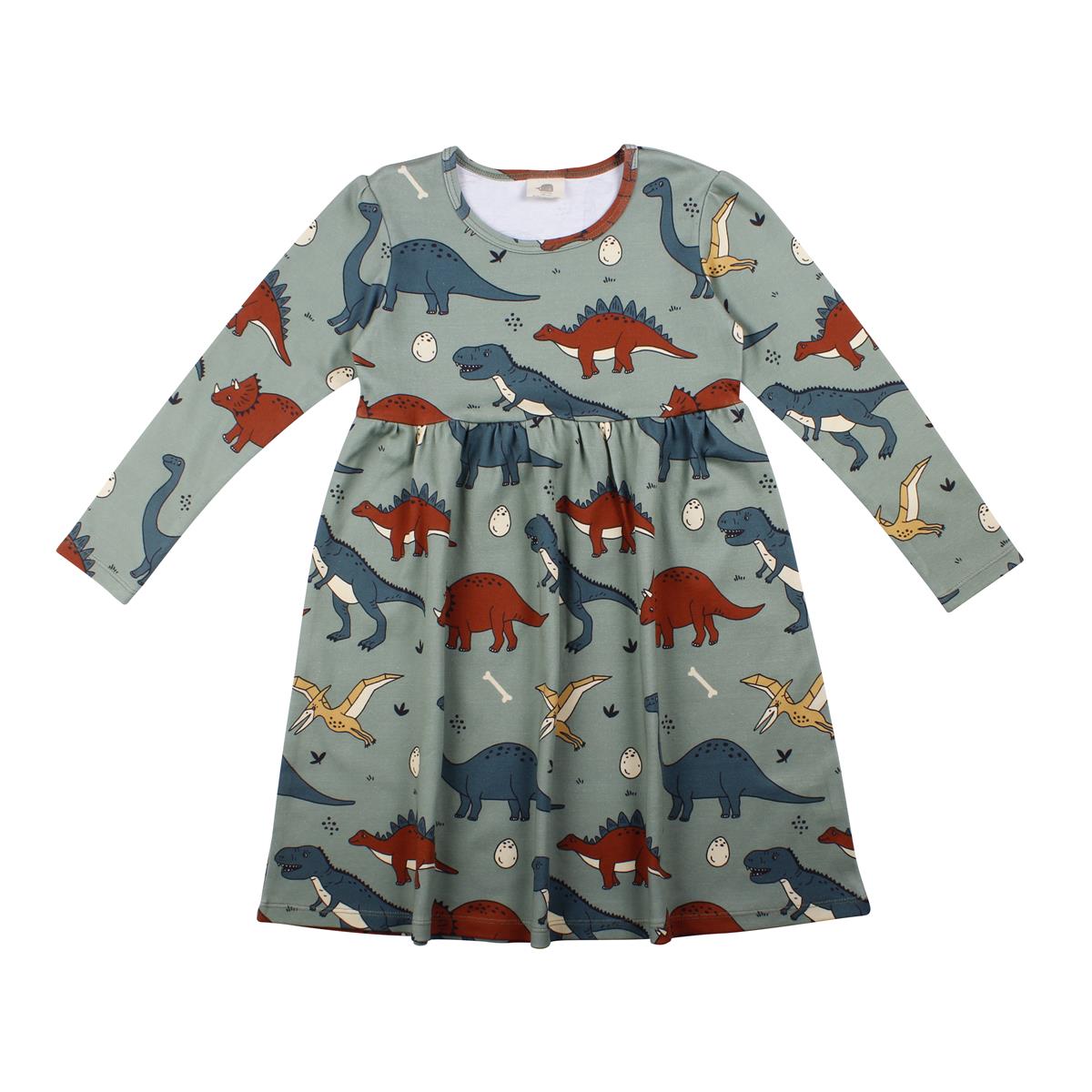 Langarm Kleid aus Baumwolle (Bio)