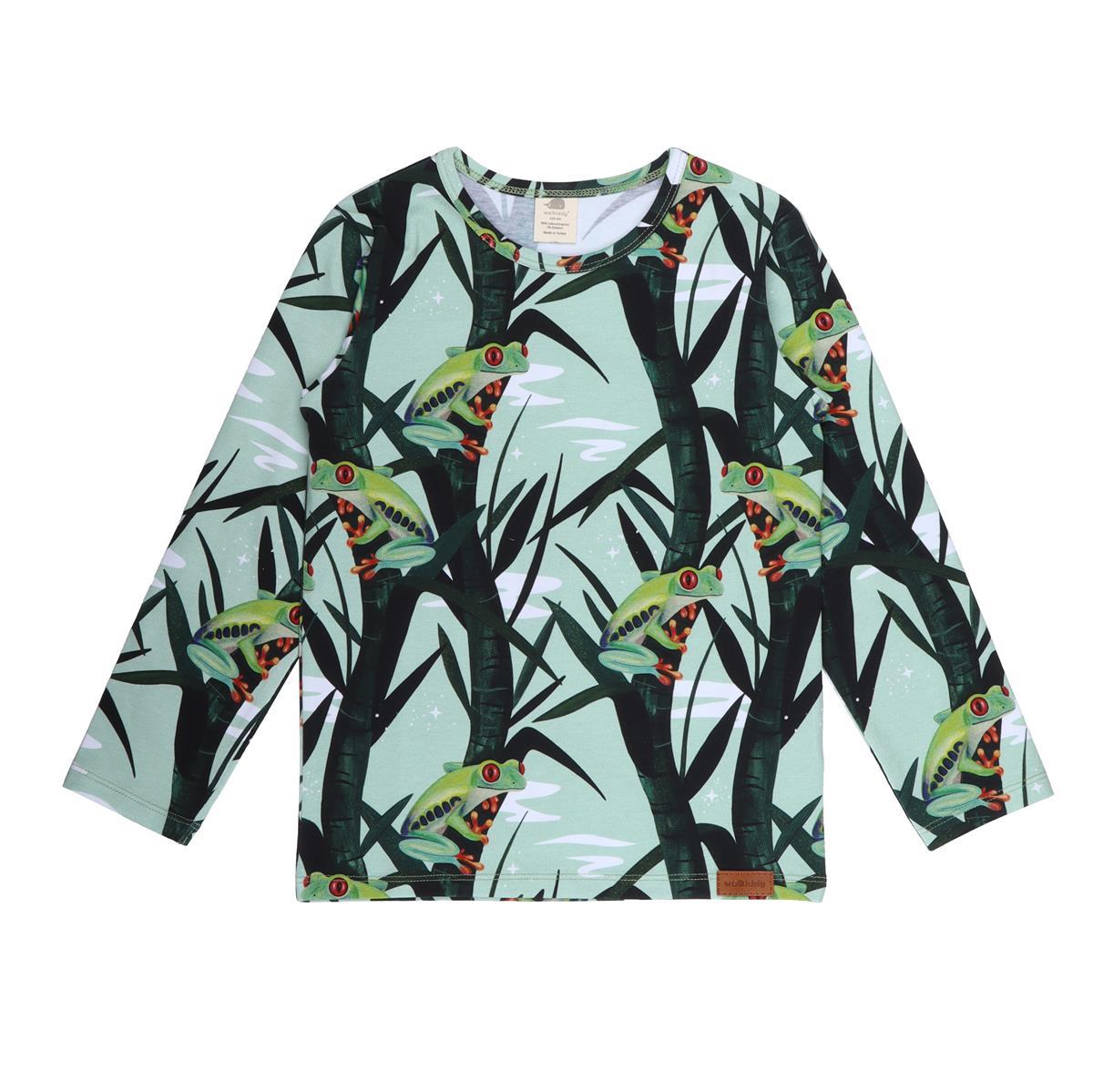 Camisa de manga comprida confeccionada em algodão (orgânico)