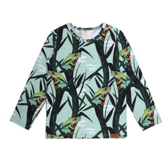 Camisa de manga comprida confeccionada em algodão (orgânico)