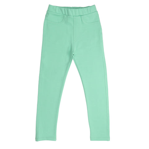 Light Grass Green-Sweat Leggings