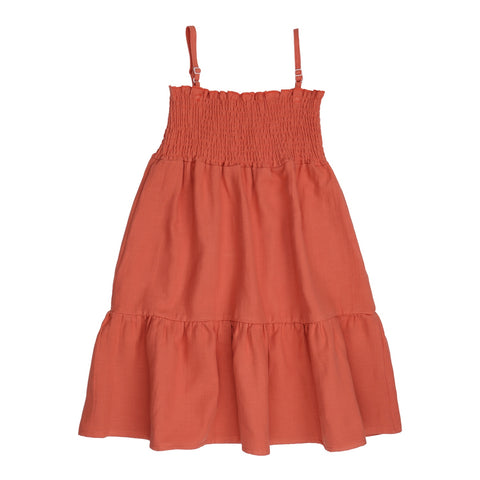 Golden Ochre-Strap Dress