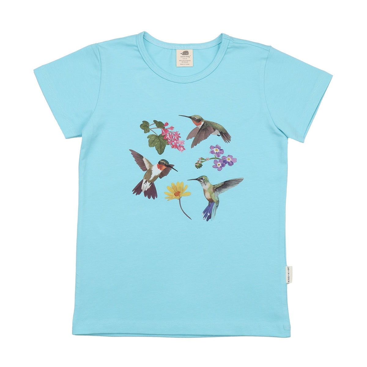 Hummingbirds Around Flowers T-Shirt