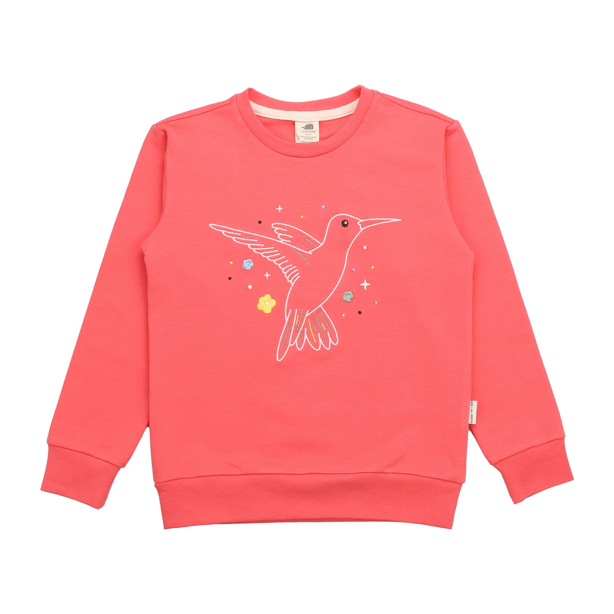 Hummingbirds Around Flowers-Sweatshirt