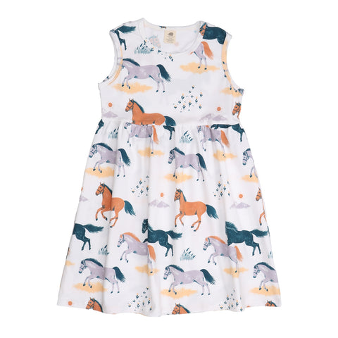 Happy Horses-Sleeveless Dress