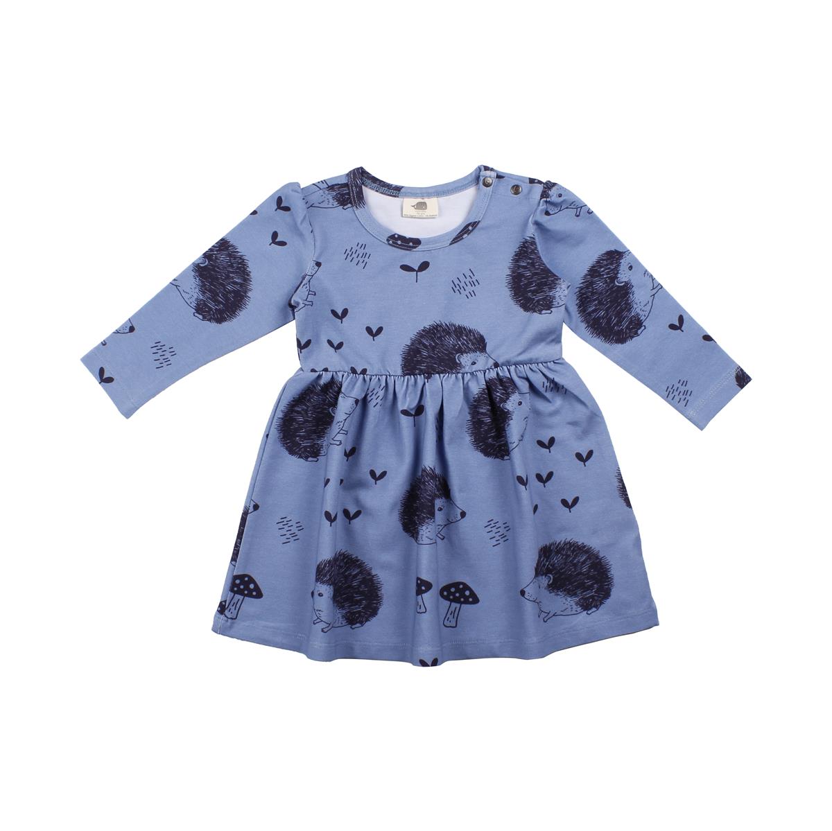 Langarm Kleid aus Baumwolle (Bio)