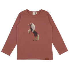 Shirt met lange mouwen van katoen (biologisch)