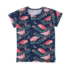 Pinky Birds - Cotton (Organic)