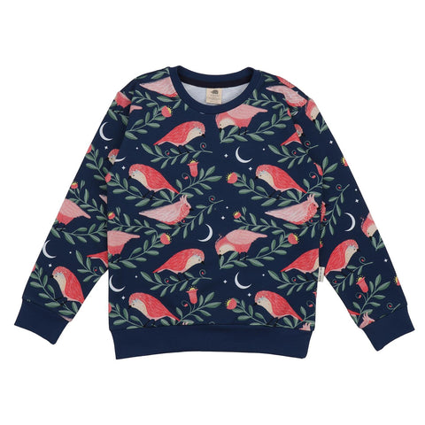 Pinky Birds-Sweatshirt
