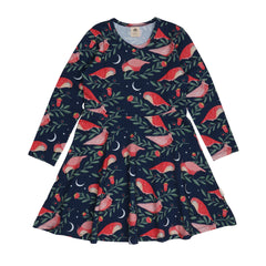 Pinky Birds Dress