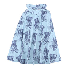 Vestido manga curta confeccionado em algodão (orgânico)