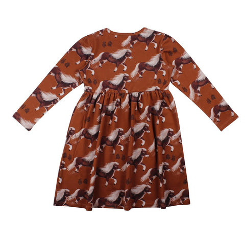 Langarm Kleid aus Baumwolle (Bio)
