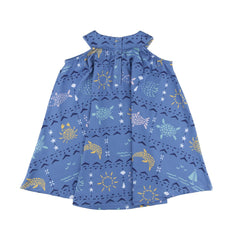 Kurzarm Kleid aus Baumwolle (Bio)