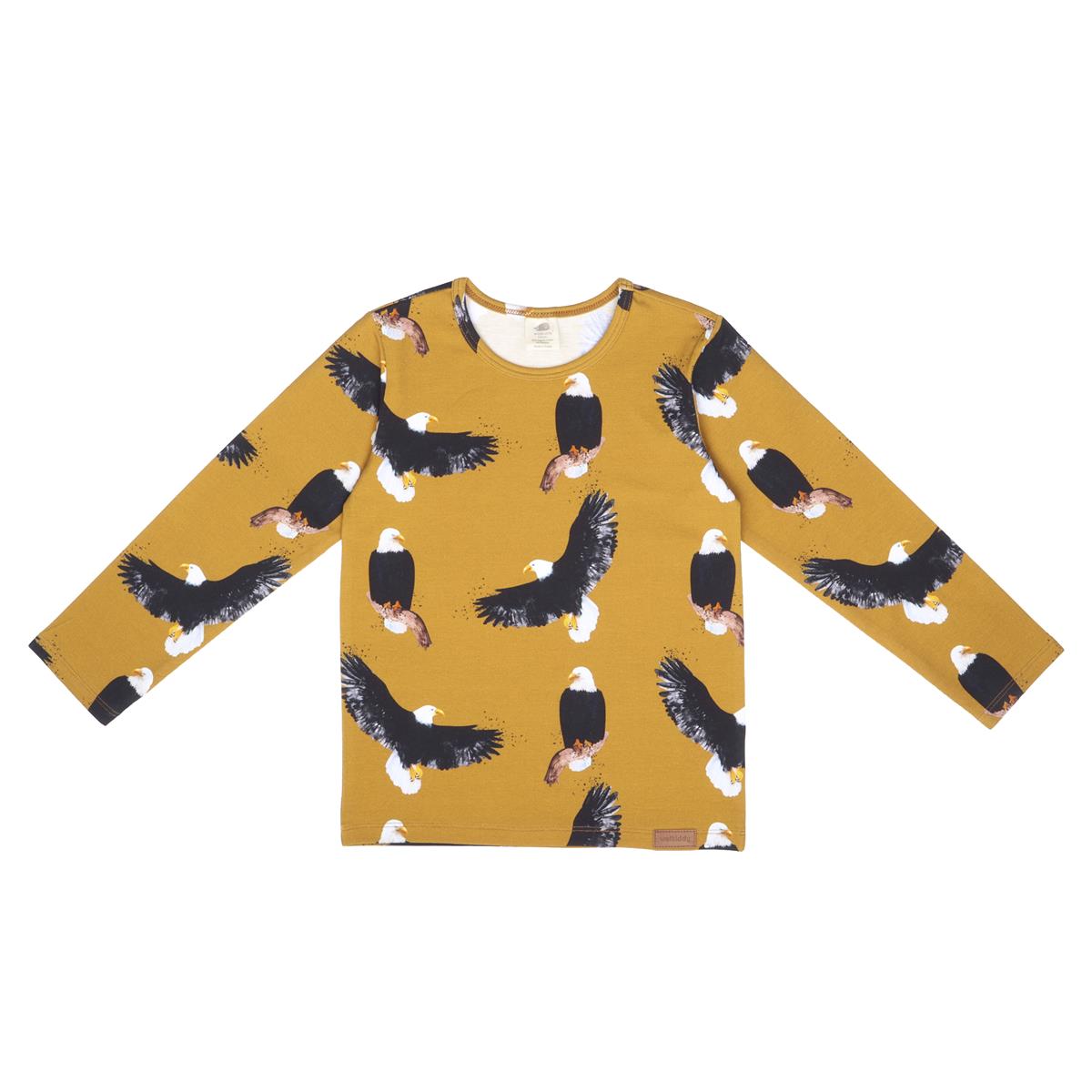Camisa de manga comprida confeccionada em algodão (orgânico)