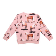 Pullover sweatshirt made of cotton (organic)