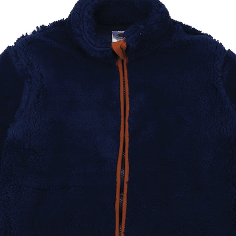 Navy Fleece-Fleece Jacket