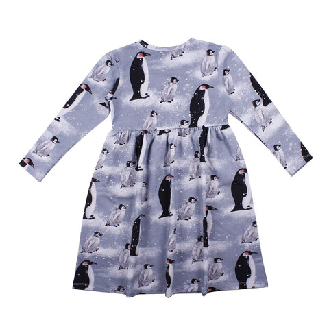 Langarm Kleid aus Baumwolle (Bio)