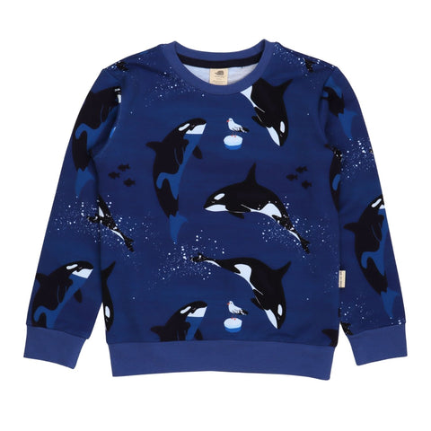 Playful Orcas-Sweatshirt 98