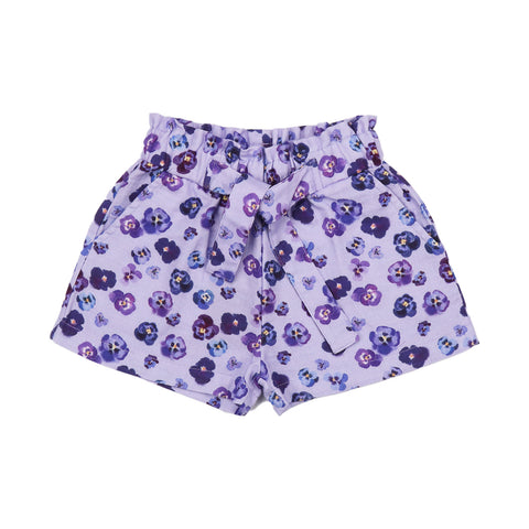 Purple Violas-Shorts