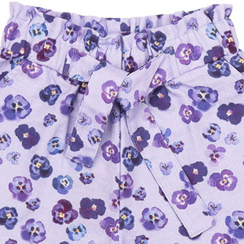 Purple Violas-Shorts