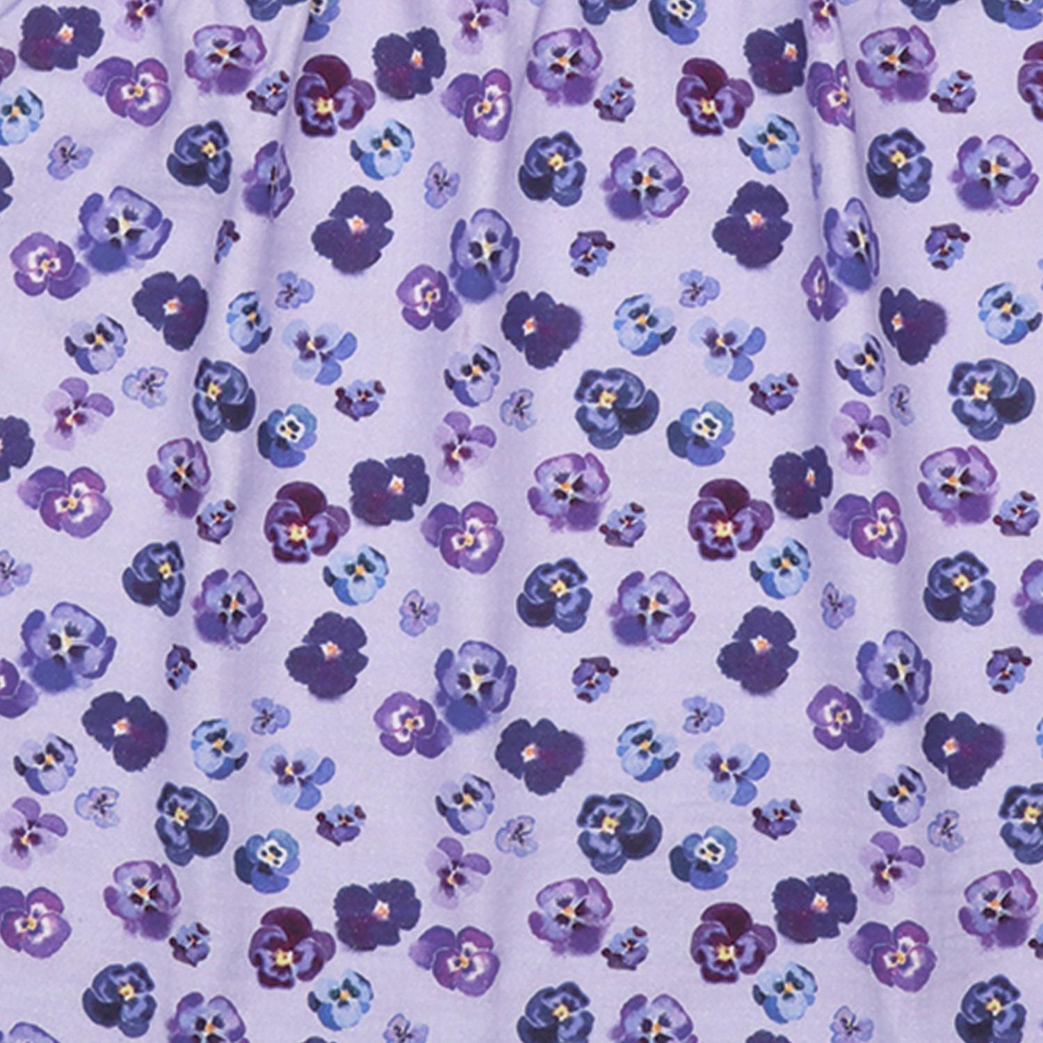 Purple Violas-Dress