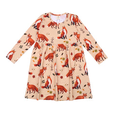 Robe à manches longues en coton (biologique)
