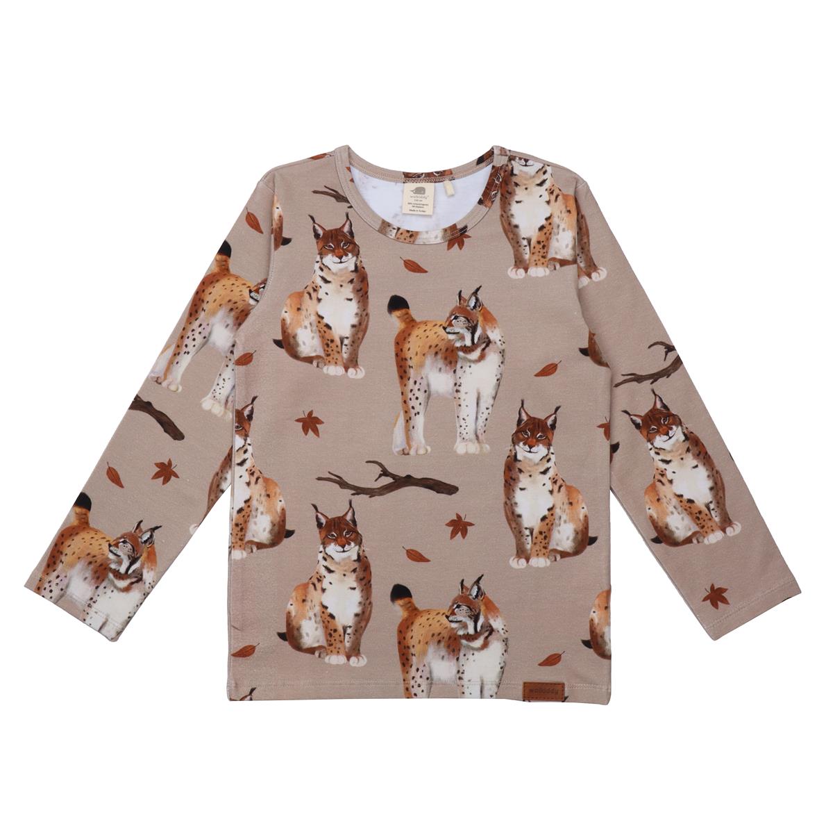 Camisa de manga comprida confeccionada em algodão (orgânico)